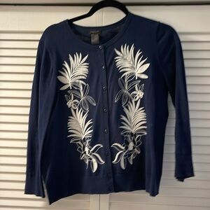 Ann Taylor sweater. Size large. Button front 3/4 sleeves